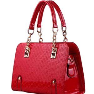 Women's leather unique handbag